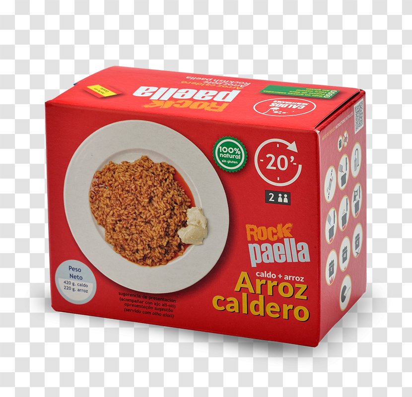 Vegetarian Cuisine Paella Fideuà Caldero Rice - Meat Transparent PNG