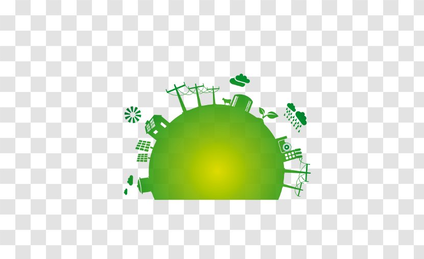Energy Conservation Clip Art - Yellow - Global Village Green Transparent PNG