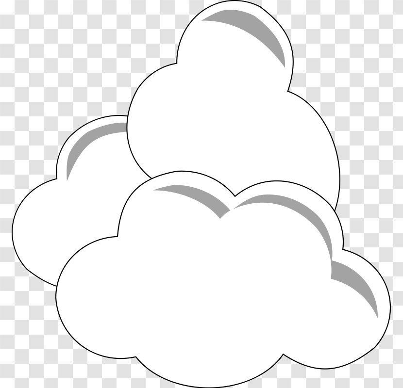 Cloud Euclidean Vector Drawing Clip Art - Tree - Ghost Saying Boo Transparent PNG