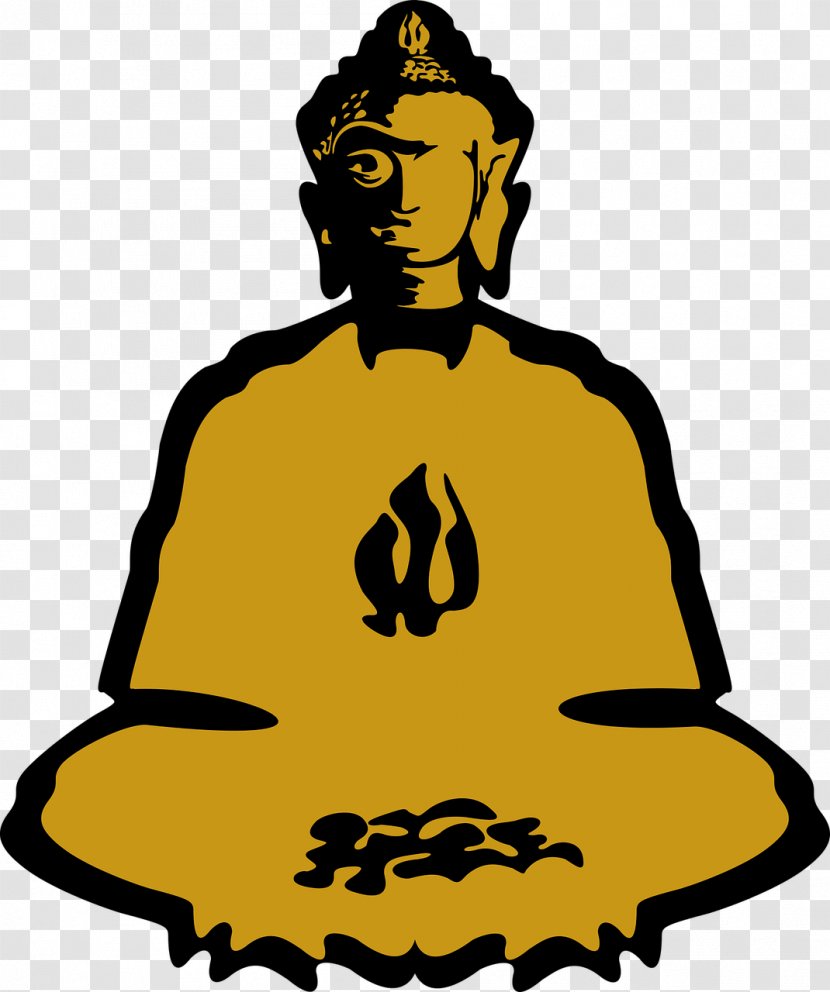 Clip Art Golden Buddha Buddhism Buddharupa Artwork Transparent Png