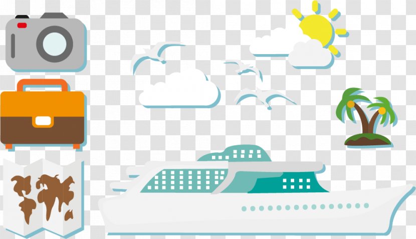Euclidean Vector Logo Clip Art - Ship - Travel Luggage Transparent PNG