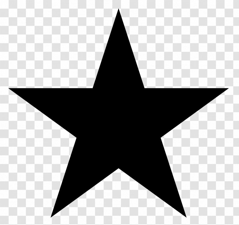 Blackstar Death Of David Bowie Clip Art - Point - Five-pointed Transparent PNG