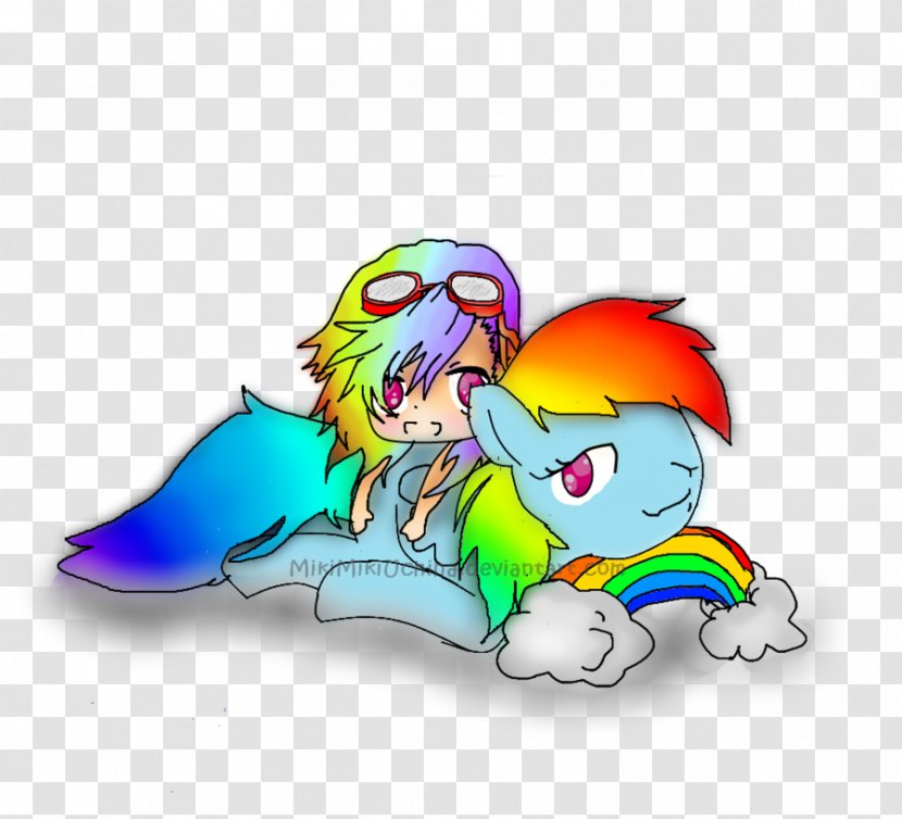 Rainbow Dash My Little Pony Fluttershy Equestria - Art Transparent PNG