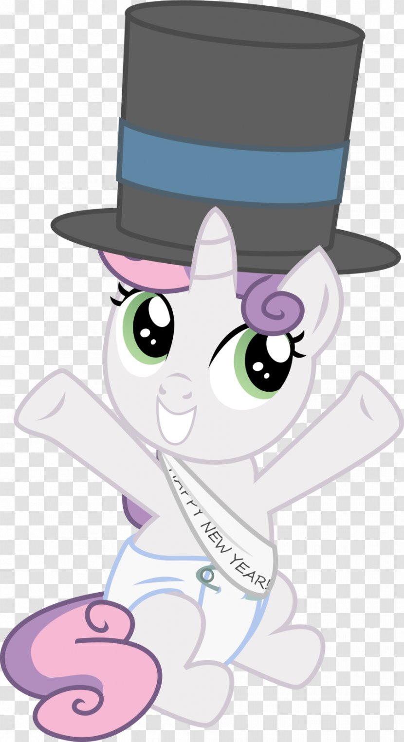 Diaper Sweetie Belle Pony Infant Pinkie Pie - Silhouette - Baby Transparent PNG