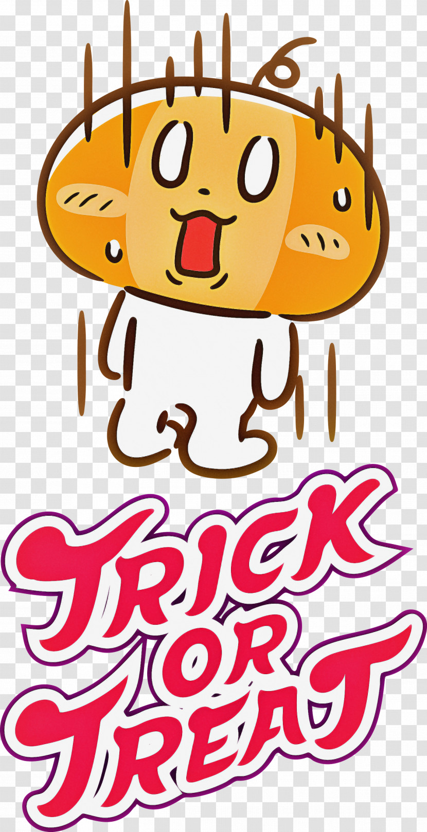 TRICK OR TREAT Happy Halloween Transparent PNG