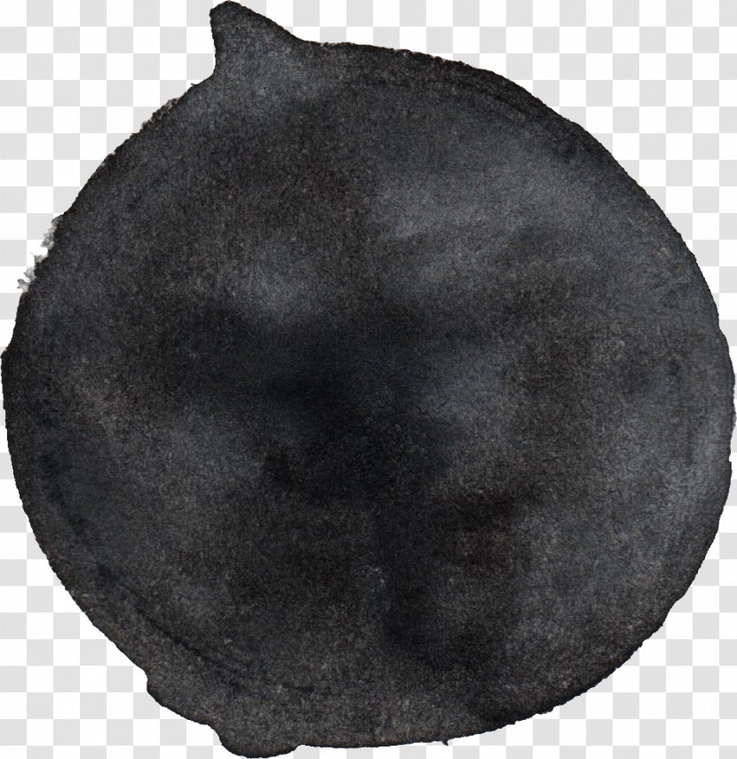 Headgear Circle Fur - Black Transparent PNG