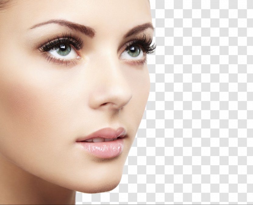 Cosmetics Eyelash Extensions Mascara Beauty Parlour - Nose - Makeup Model Transparent PNG