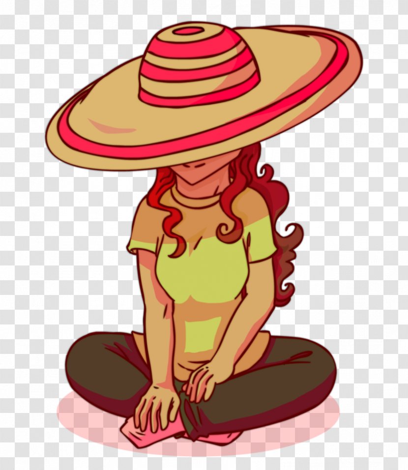 Sombrero Sun Hat Straw Headgear - Cartoon Transparent PNG