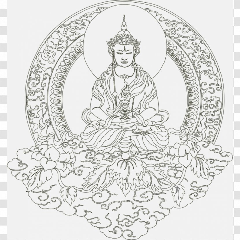Mandala Buddhism Drawing /m/02csf - Fictional Character Transparent PNG