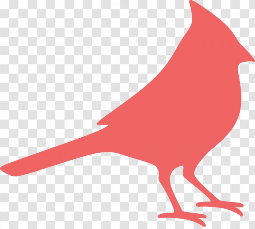 Silhouette Northern Cardinal Clip Art - Drawing Transparent PNG