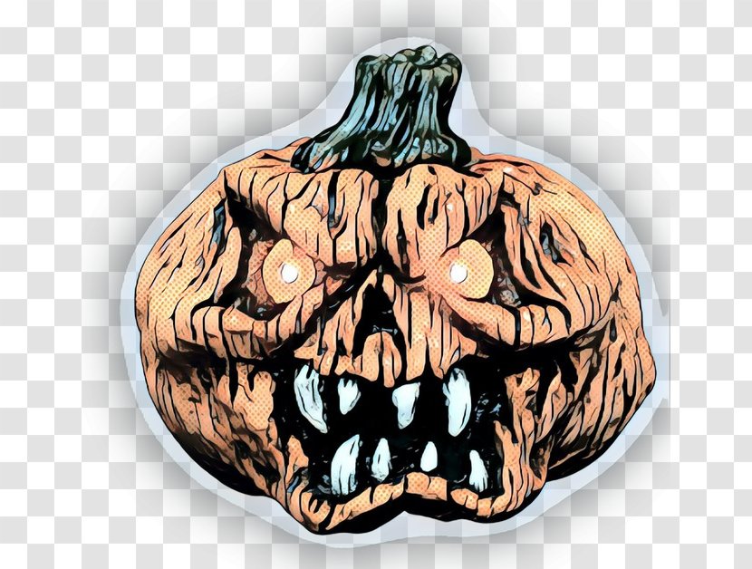 Skull - Cucurbita - Jackolantern Fruit Transparent PNG