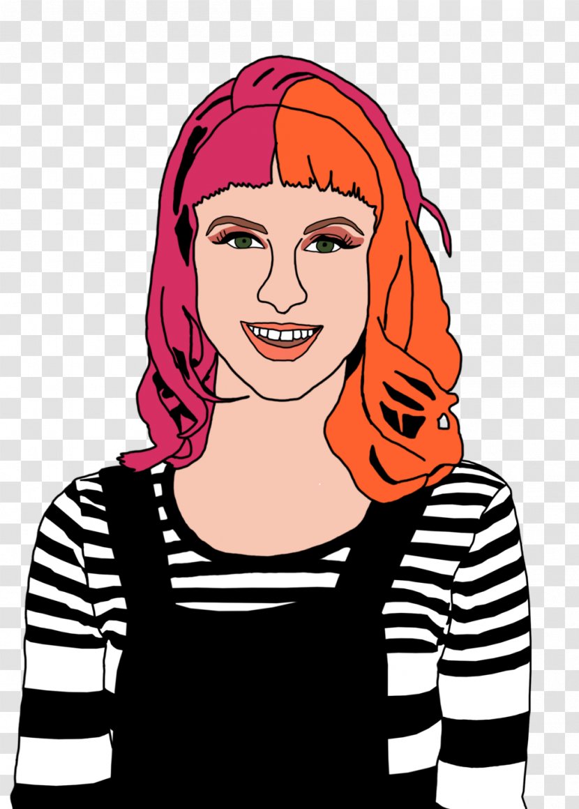 Hayley Williams Hairstyle Face Female - Cartoon Transparent PNG