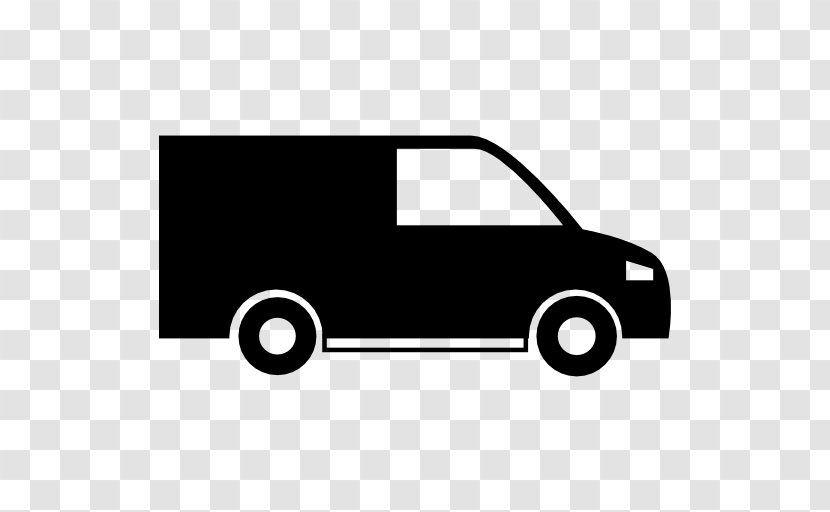 Van Car - Black Transparent PNG