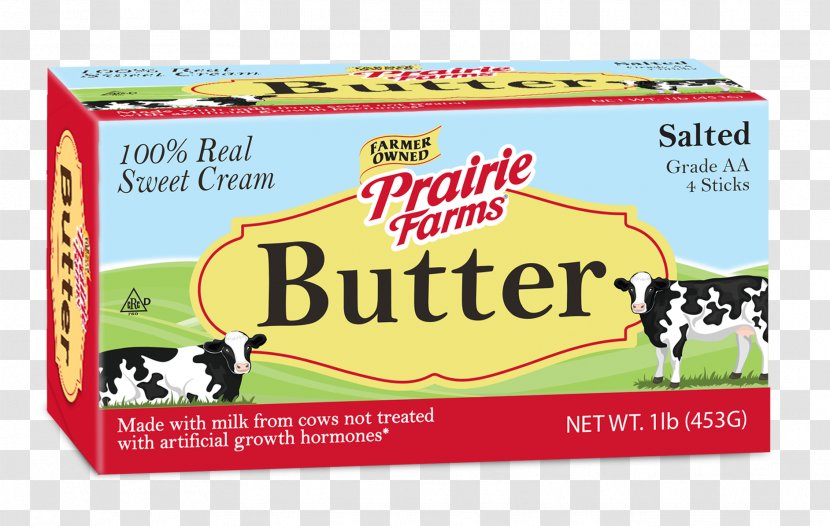 Buttermilk Land O'Lakes Prairie Farms Dairy Unsalted Butter - Milk Transparent PNG