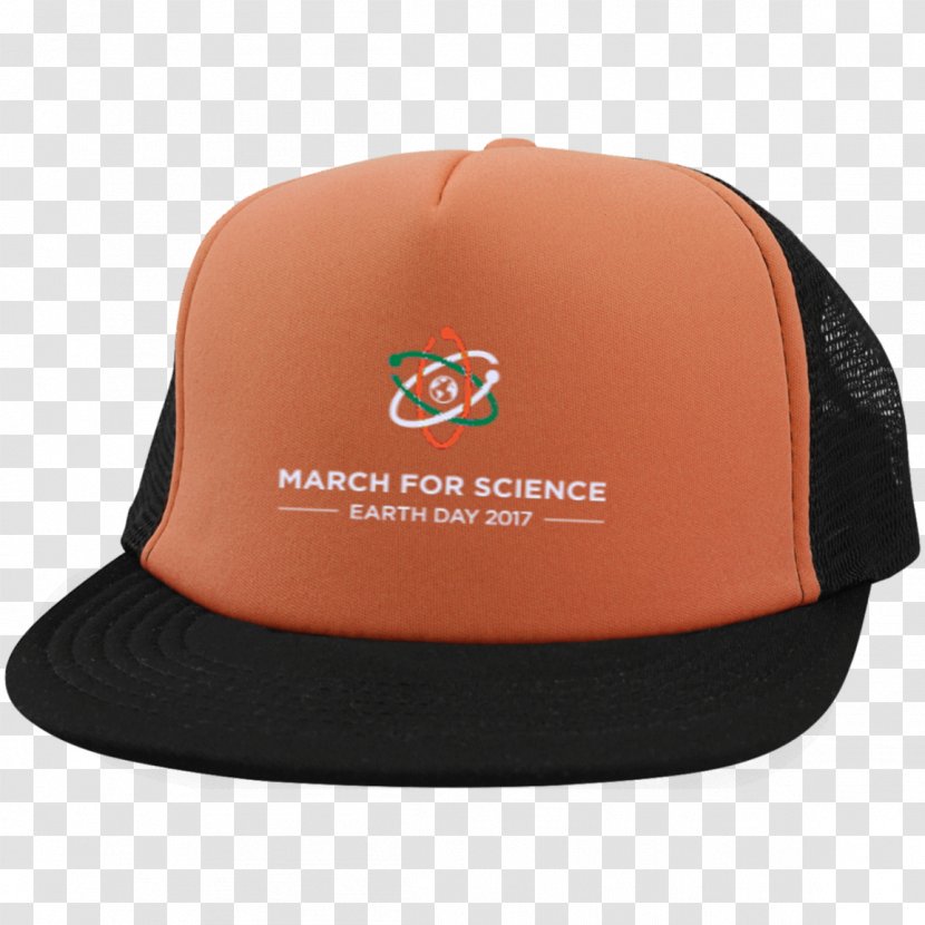 Baseball Cap T-shirt Trucker Hat - Orange - Purple Twill Transparent PNG
