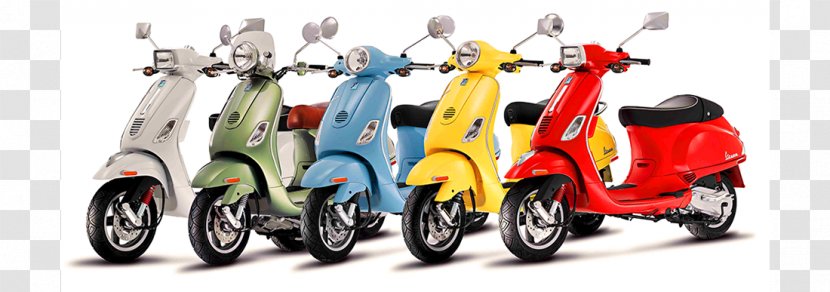 Piaggio Vespa GTS Motorized Scooter - Motor Vehicle Transparent PNG