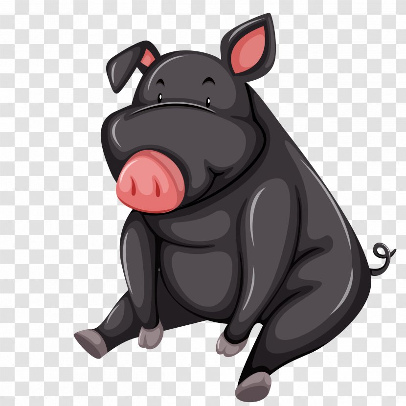 Pig Vector Graphics Royalty-free Stock Illustration - Royalty Payment - Bale Transparent PNG