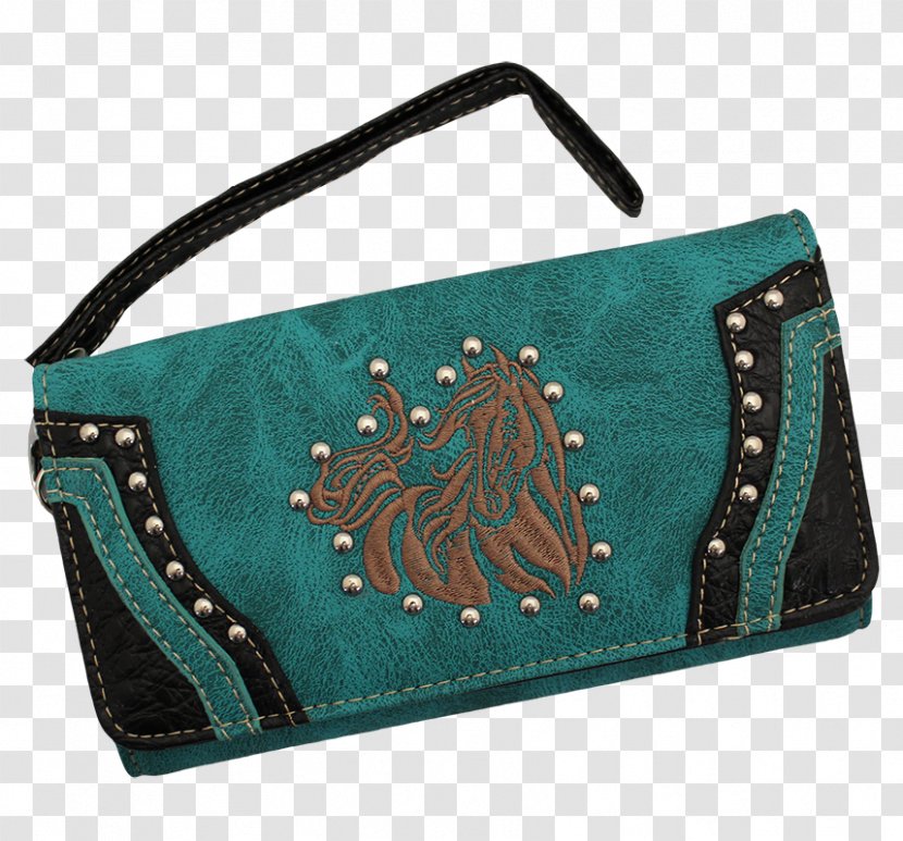 Handbag Messenger Bags Turquoise Shoulder - Bag - Horse Western Transparent PNG