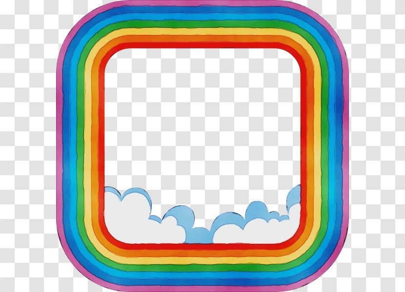 Rainbow Line - Fairy - Rectangle Picture Frames Transparent PNG
