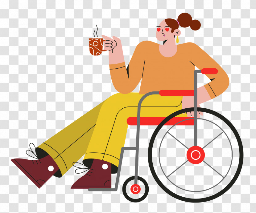 Sitting On Wheelchair Wheelchair Sitting Transparent PNG