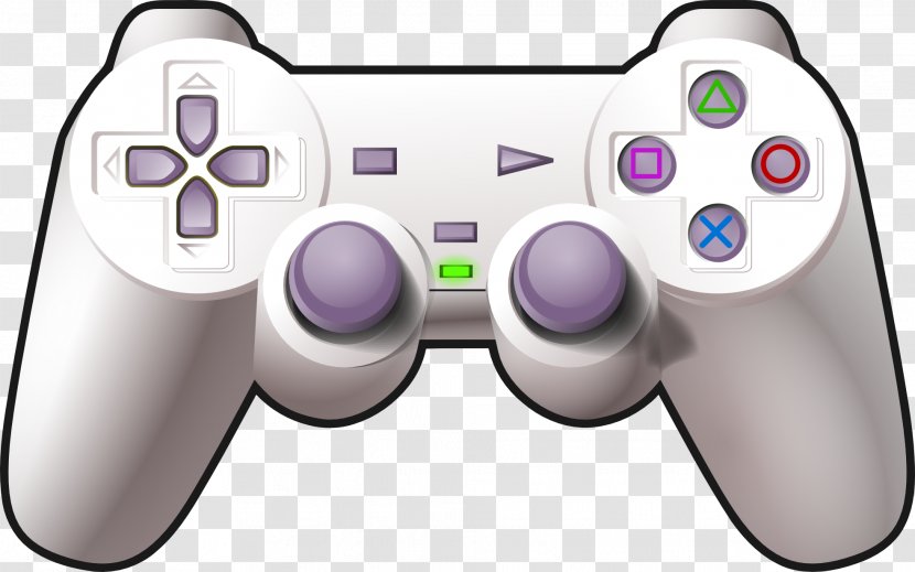 Joystick PlayStation Game Controller Clip Art - Video Accessory - Free Download Transparent PNG