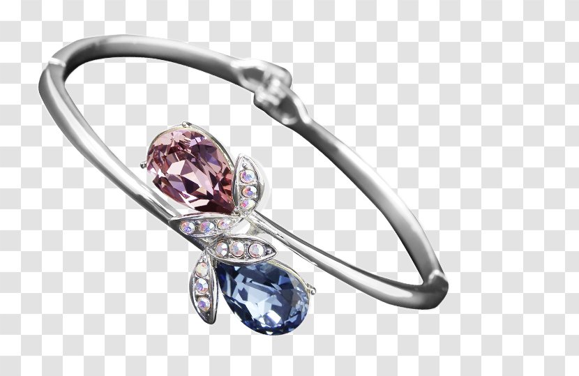 Swarovski Elements Crystal Bracelet Ms. - Product Design - Ag Transparent PNG