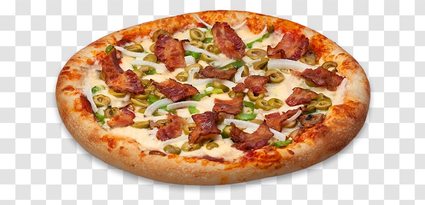 California-style Pizza Sicilian Gabriel Poutine - Menu Transparent PNG