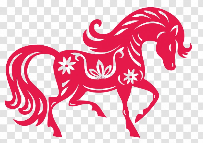 Horse Chinese Zodiac New Year Goat - Heart Transparent PNG