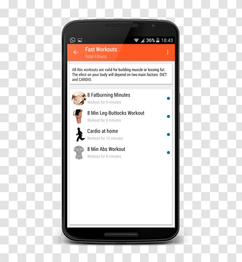 Android Physical Fitness Screenshot - Smartphone - App Transparent PNG