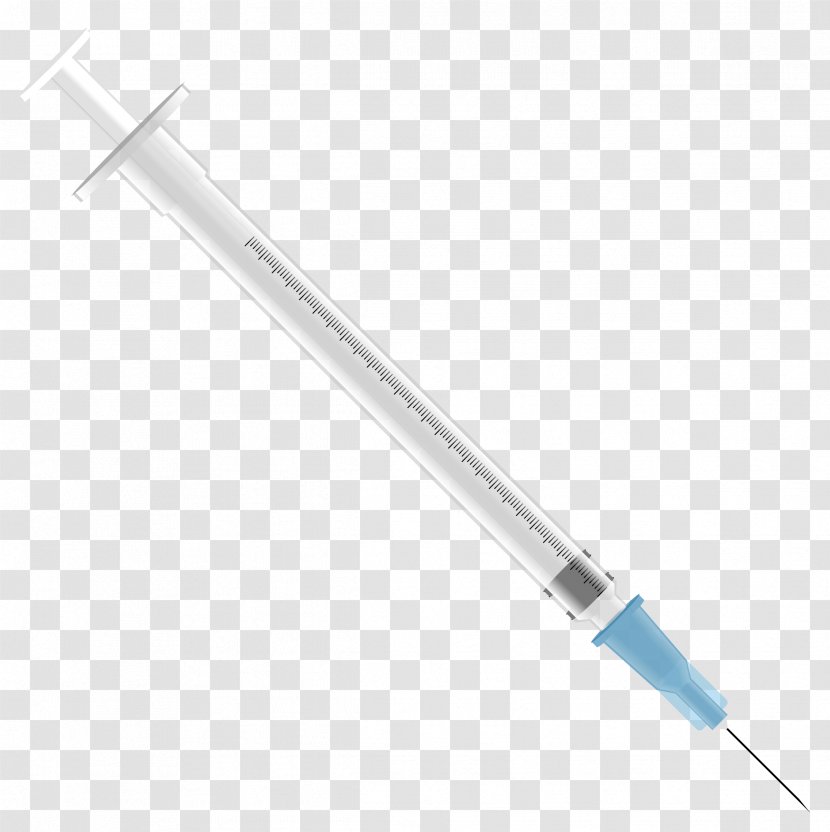 Syringe Hypodermic Needle Clip Art - Insulin - Sewing Transparent PNG