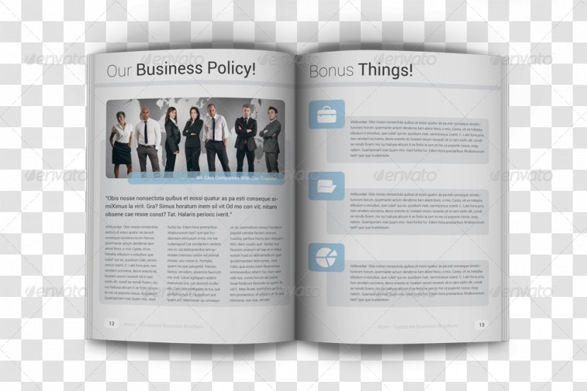 Brand Font - Corporate Brochure Transparent PNG