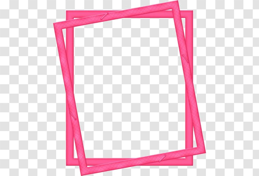 Picture Frame - Pink Transparent PNG