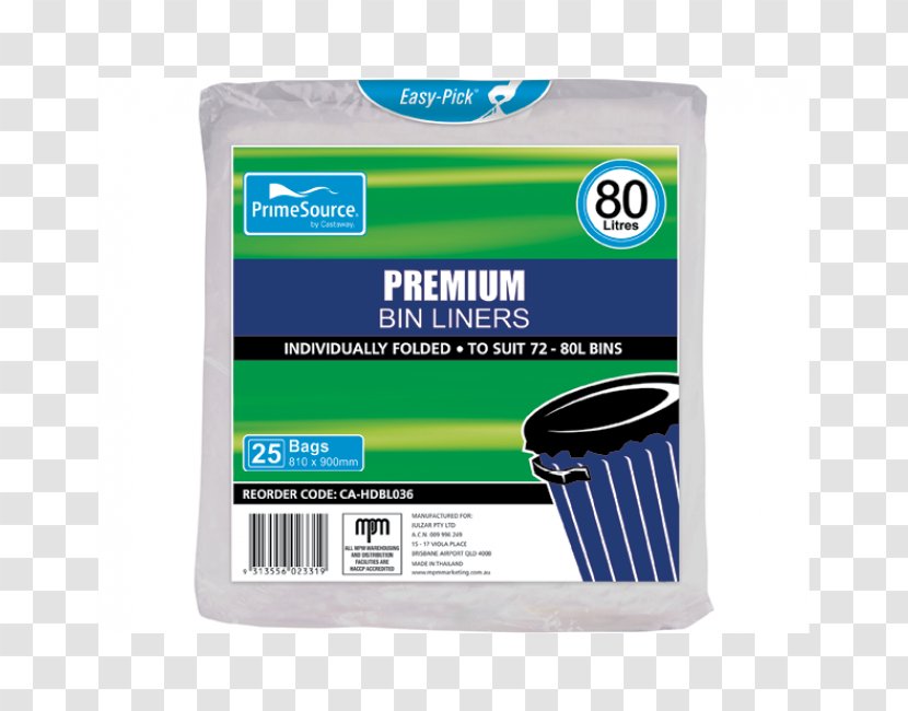 Bin Bag Wheelie Waste Household Cleaning Supply - Garbage Transparent PNG