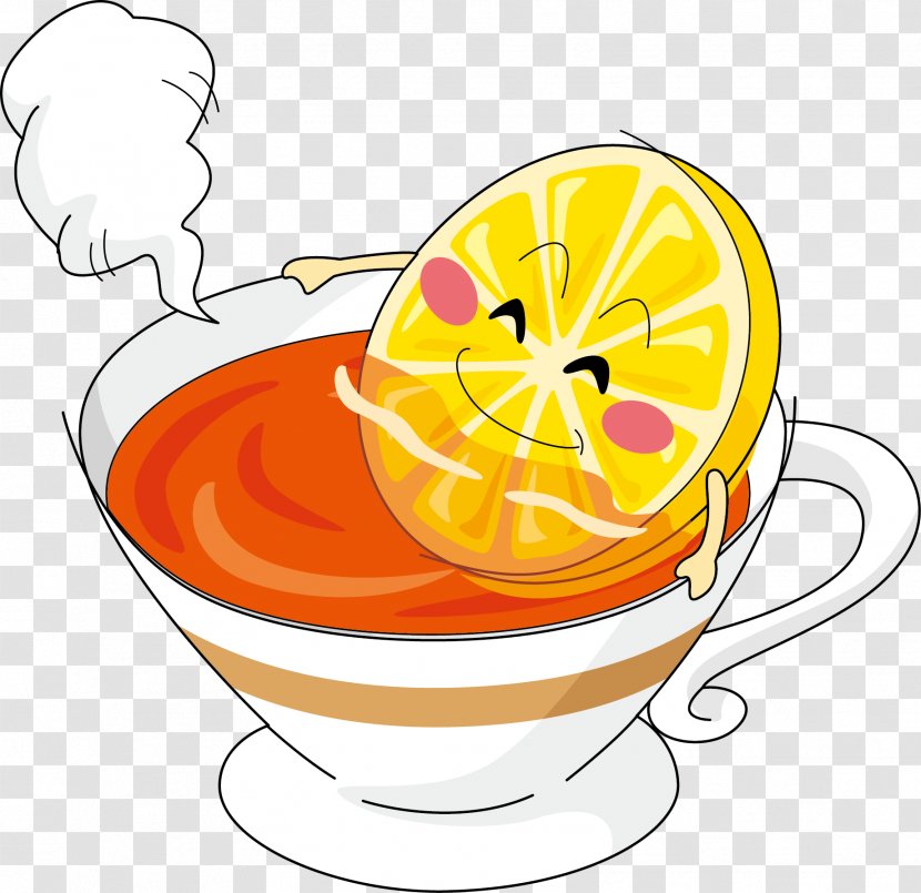 Iced Tea Juice Lemonade Lemon - Serveware - 2017 Orange Expression Vector Transparent PNG