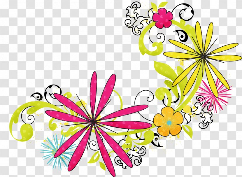 Flower Clip Art - Yellow - Floral Hd Transparent PNG