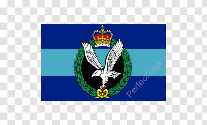 Army Air Corps Military British Armed Forces Regiment Flag - Navy Transparent PNG