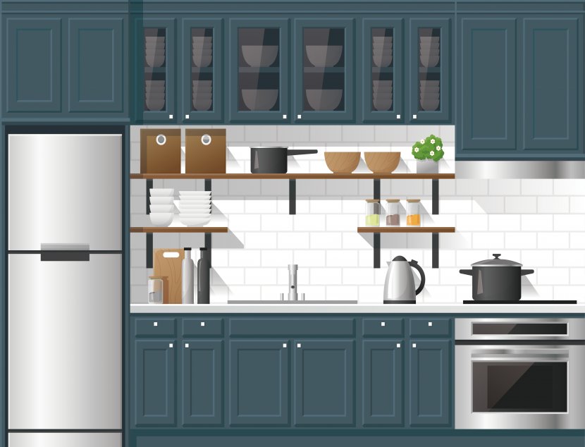Pantry Royalty-free Illustration - House Painter And Decorator - Interior Decoration Design Transparent PNG