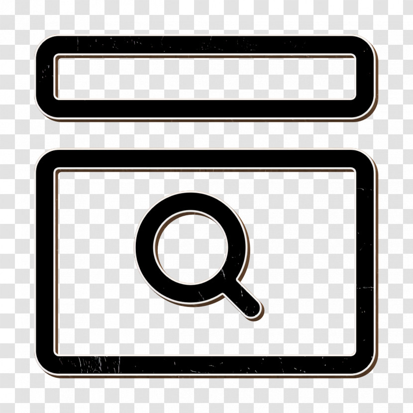 Wireframe Icon Search Icon Transparent PNG