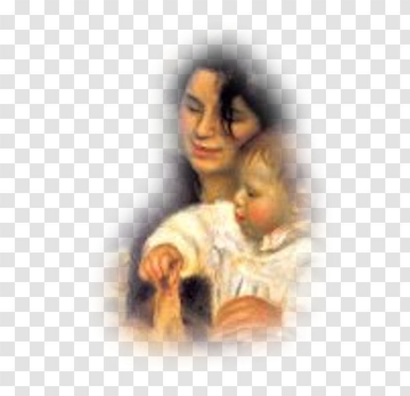 Book Of My Mother Gabrielle And Jean Portrait Oil Painting - Frame Transparent PNG
