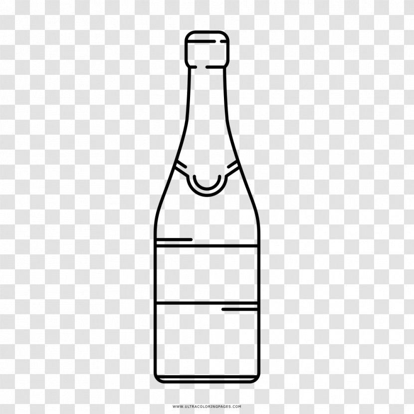 Glass Bottle Champagne Sparkling Wine Beer - Frizzante Transparent PNG