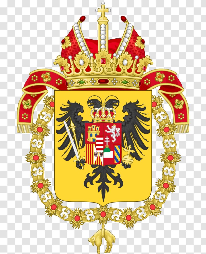 Holy Roman Empire Emperor Coat Of Arms House Habsburg - Prince Charles Military Decorations Transparent PNG