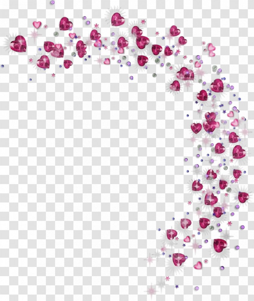 Love Background Heart - Computer - Magenta Pink Transparent PNG