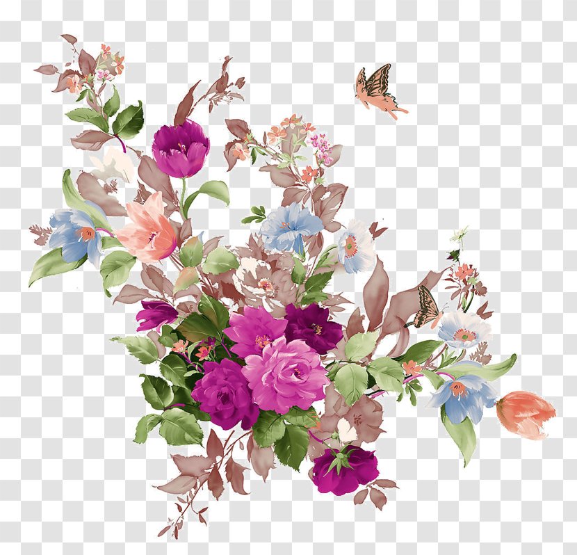 Pink Flowers - Floristry - Petal Transparent PNG