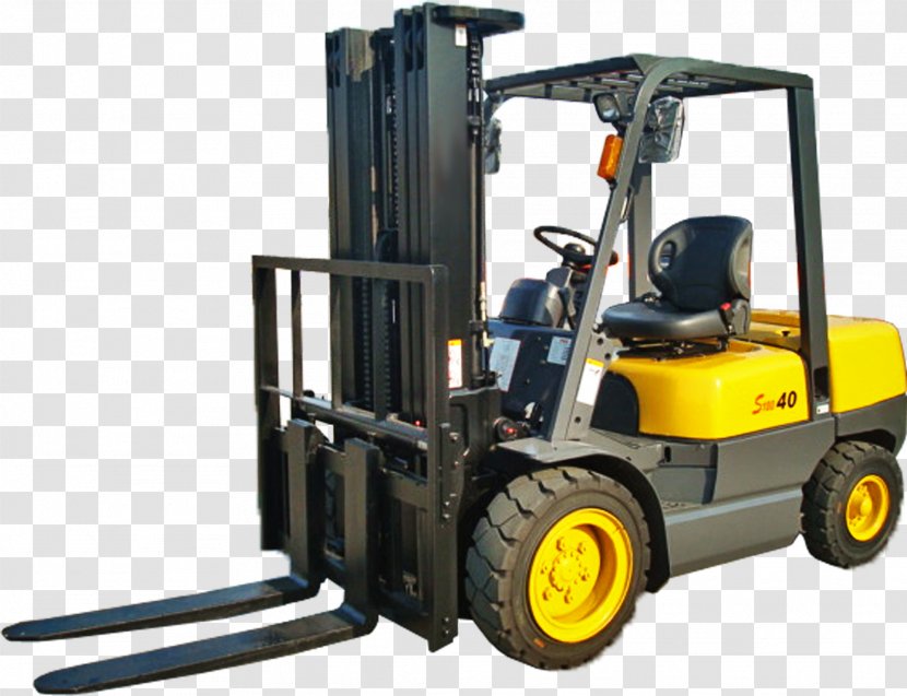 Forklift Heavy Machinery Transport Management Material-handling Equipment - Automotive Tire - Occasion Transparent PNG
