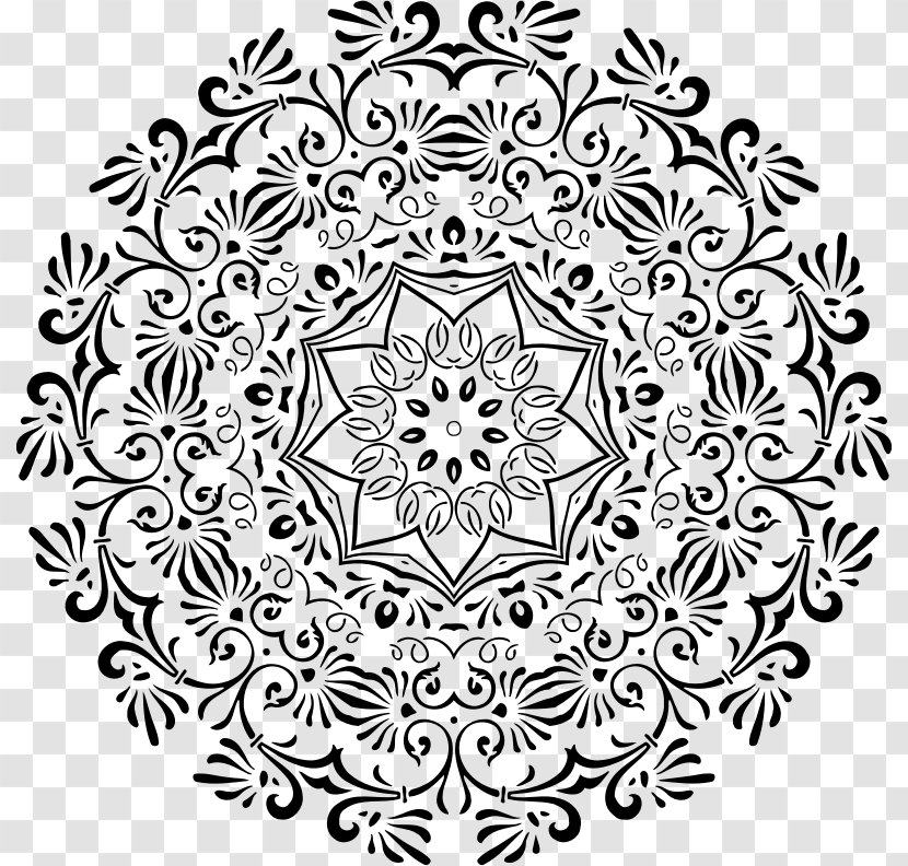 Ornament Symmetry - Drawing - Pattern With Ornaments Transparent PNG