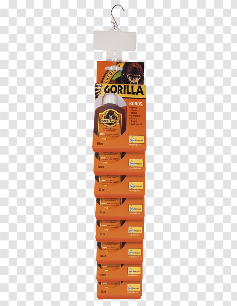 Gorilla Glue Adhesive Polyurethane Bostik - Polyvinyl Chloride - Two Strips Transparent PNG