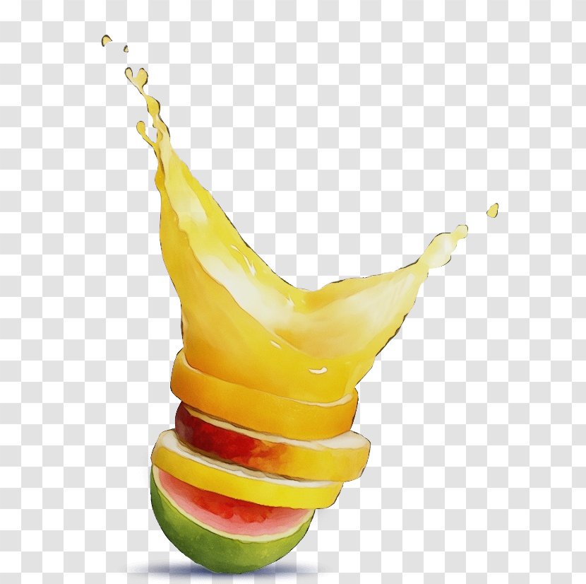 Watercolor Liquid - Banana - Peel Transparent PNG