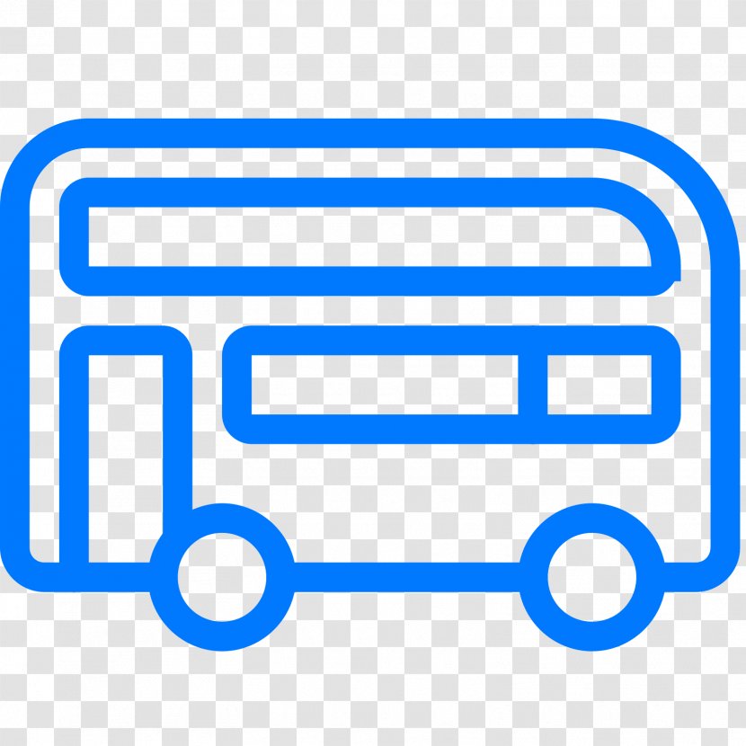 Car Truck Clip Art - Blue - Double-decker Bus Transparent PNG