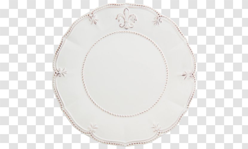 Plate Fleur-de-lis Charger Tableware Porcelain - Fleurdelis - Hestia Transparent PNG