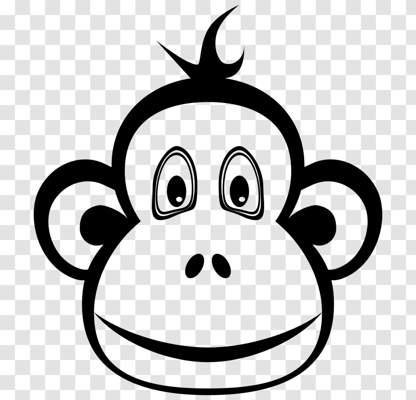 Ape Chimpanzee Monkey T-shirt Orangutan - Nose - Face Transparent PNG